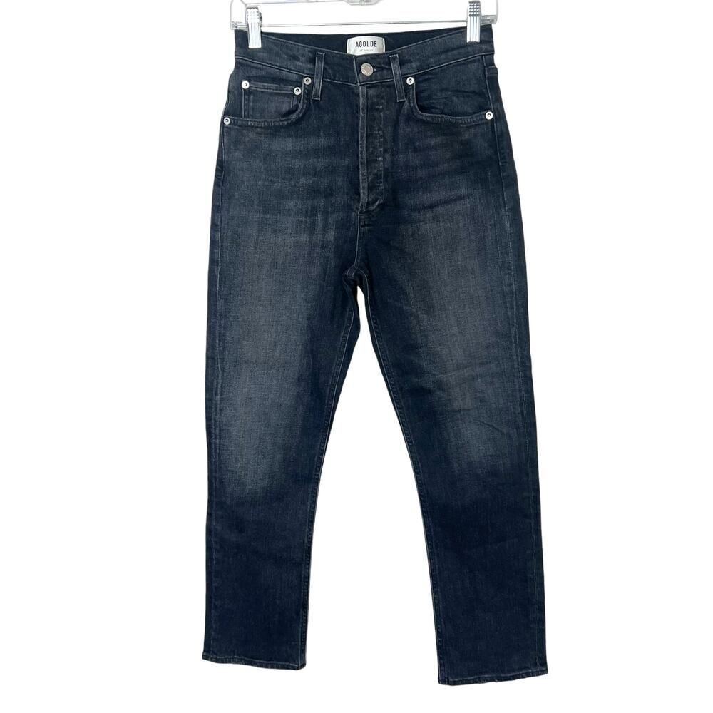 AGOLDE Riley High Rise Straight Crop Jeans Sz 26